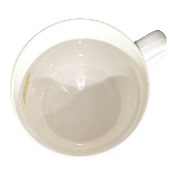 Large Christmas Coffee Mug 'Never Too Old to Peek' Big 2 Sided Pfaltzgraff NEW - Picture 7 of 10